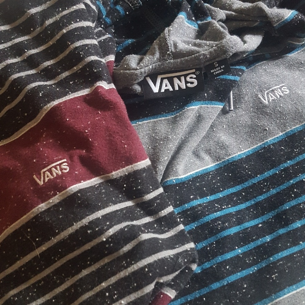 Two big boys Vans hoodie pullovers